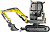 Миниэкскаватор EZ28 Wacker Neuson (с ковшами 300, 450, 1200мм, нулевой вынос, наклон платформы 15 градусов, быстросъем)
